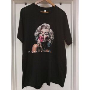 Stunning Marilyn Monroe Graphic Print T-Shirt Bella Canvas Adult Crew